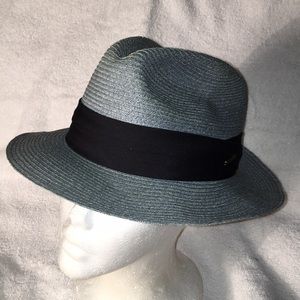 Stetson 66 slate fedora 6 7/8” hat  2 1/4” brim